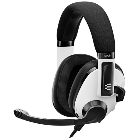 EPOS H3 Hybrid Trådløs Kabling Headset - Sort Hvid | Uovertruffen Lydkvalitet & Komfort