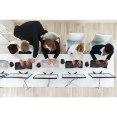 Kensington Orbit Sølv Hvid Styrebold - Optimer din produktivitet med præcision og komfort!