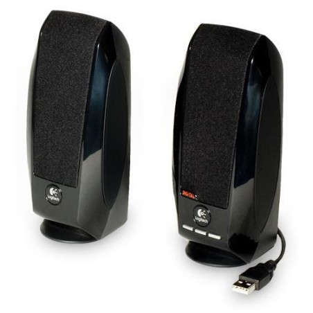 Logitech Speakers USB S-150 Black 980-000029 - Kraftfuld og kompakt lyd til enhver computer