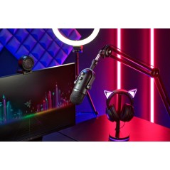 Razer Seiren V2 Pro Mikrofon i Sort - Professionel Lydkvalitet til Streaming og Optagelse