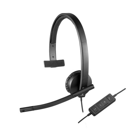 "Køb Logitech H570e Mono Headset USB - Professionel Lydkvalitet (Varenr: 981-000571)"