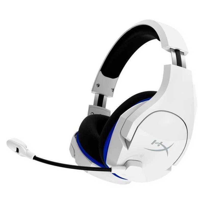 HyperX Cloud Stinger Core Trådløs Høretelefoner Blå Hvid