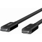 Belkin CONNECT Thunderbolt kabel 2m Sort Belkin CONNECT Thunderbolt kabel 2m Sort