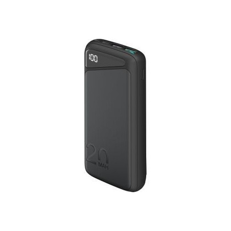 Goobay Powerbank 20.000 mAh - Hurtiglader med USB-C PD & QC 3.0 | Ideal til Rejser og Hverdag