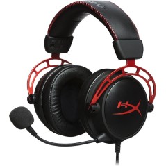 HyperX Cloud Alpha Kabling Headset - Sort/Rød | Komfortabelt & Højlydt Spiloplevelse