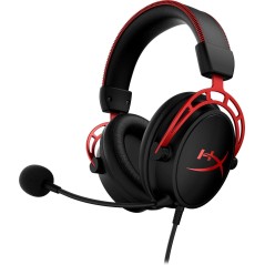 HyperX Cloud Alpha Kabling Headset - Sort/Rød | Komfortabelt & Højlydt Spiloplevelse