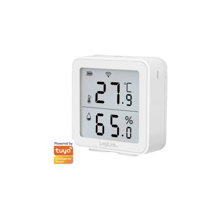 LogiLink Smart Thermo-Hygrometer - Trådløs Indendørs Målere - Præcise Data og Elegant Design!