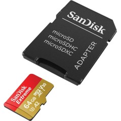 SanDisk Extreme microSDXC 64GB 170MB/s - Hurtig, Pålidelig og Ideel til Dine Enheder!