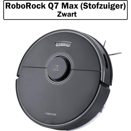 Roborock Q7 Max Støvsuger - Effektiv Robotstyret Støvsuger i Sort med 0.47 liter Beholder - Rengøring gjort Let!