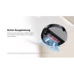 Roborock Q7 Max Støvsuger - Effektiv Robotstyret Støvsuger i Sort med 0.47 liter Beholder - Rengøring gjort Let!