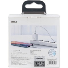 Baseus 20W Power Adapter - High-Efficiency Dual-Port Charger for Fast and Reliable Charging