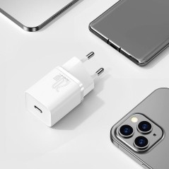 Baseus 20W Power Adapter - High-Efficiency Dual-Port Charger for Fast and Reliable Charging