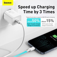 Baseus 20W Power Adapter - High-Efficiency Dual-Port Charger for Fast and Reliable Charging