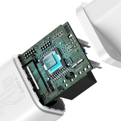 Baseus 20W Power Adapter - High-Efficiency Dual-Port Charger for Fast and Reliable Charging