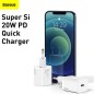 Baseus Adapter 20Watt 1xUSB-C Baseus Adapter 20Watt 1xUSB-C