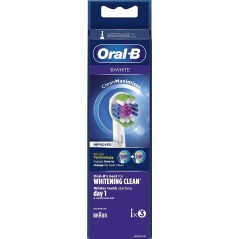 Oral-B Hvid Ekstra 3D White CleanMaximiser Tandbørstehoved - Optimal Rensning & Strålende Hvide Tænder! Varenr. 4210201317807