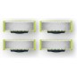 Philips OneBlade QP240 Barberhoved Sort Grøn Sølv Philips OneBlade QP240 Barberhoved Sort Grøn Sølv