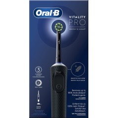 Oral-B Vitality Pro Sort Elektrisk Tandbørste - Effektiv Rensning & Strålende Smil!