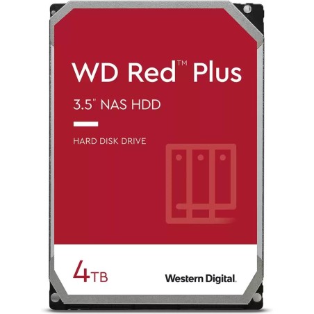 WD Red 4TB Harddisk - WD40EFPX 3.5" SATA-600 5400rpm | Optimal til NAS & Datastore