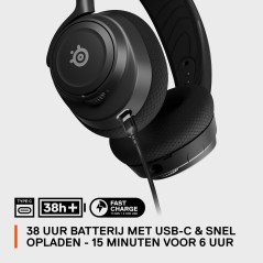 SteelSeries Arctis Nova 7 Trådløs Headset - Fantastisk Lydkvalitet og Komfort i Sort - Varenr. 5707119041294