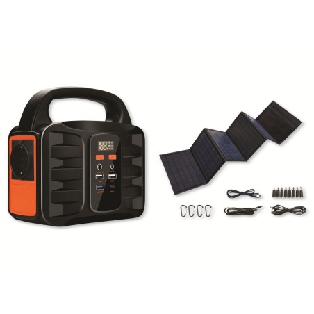 DENVER PPS-42000 Powerbank 42000mAh - Powerful, Portable & Stylish in Black/Orange