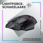 Logitech G G502 X PLUS Optisk Trådløs Sort