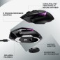 Logitech G G502 X PLUS Optisk Trådløs Sort