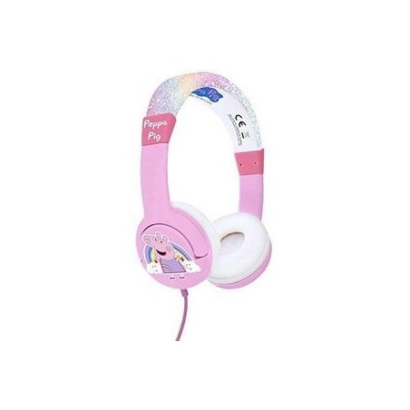OTL Peppa Pig Kabling Hovedtelefoner - Pink | Fantastisk Lyd og Komfort til Børn - Varenummer: 5055371623049