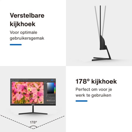 Køb Dahua DHI-LM27-B200S 27" Full HD Monitor - Fantastisk 1920 x 1080, HDMI & VGA, 75Hz!