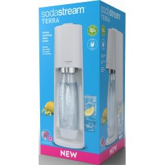 Køb SodaStream TERRA Sodavandsmaskine Hvid - Sprudlende Elsket & Miljøvenlig!