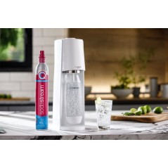 Køb SodaStream TERRA Sodavandsmaskine Hvid - Sprudlende Elsket & Miljøvenlig!