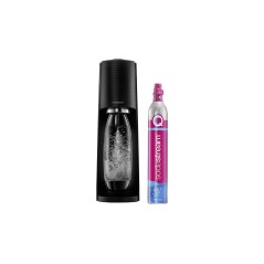SodaStream TERRA Sodavandsmaskine Sort - Sprudlende Fornøjelse Hjemme! 