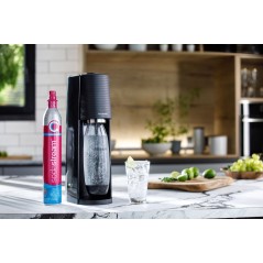 SodaStream TERRA Sodavandsmaskine Sort - Sprudlende Fornøjelse Hjemme! 