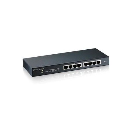 Zyxel GS1900-8 - 8 Porte L2 Smart Switch med Fremragende Ydeevne og Brugervenlighed