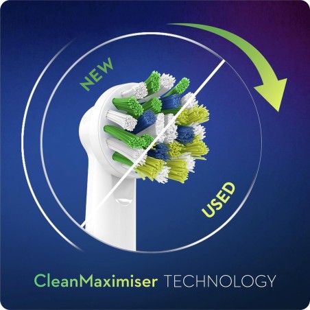 Oral-B Cross Action Tandbørstehoveder - 6 stk. Effektiv Rensning & 3D Rengøringskraft! Varenr: 4210201321477