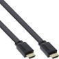 High Speed HDMI Cable with Ethernet, 1.5 m Fladt - HDMI male (type A) HDMI male (type A) High Speed HDMI Cable with Ethernet, 1.5 m Fladt - HDMI male (type A) HDMI male (type A)