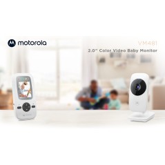 Motorola Babyalarm VM481 Video - Ultimativ Tryghed for Dit Barn | Køb Nu!
