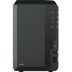 Synology DiskStation DS223 Desktop NAS - Effektiv Lagerløsning til Dine Behov | Varenr. 4711174724772