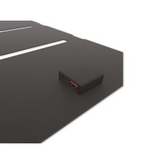 Køb Denver SOP-10200 Foldbart Solarpanel 20W - Effektiv Energi på Farten!