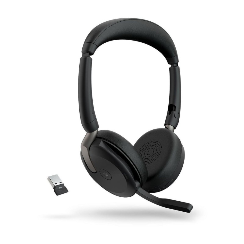 Jabra Evolve2 65 Flex MS Stereo Trådløs Høretelefoner Sort