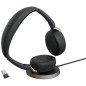 Jabra Evolve2 65 Flex MS Stereo Trådløs Høretelefoner Sort