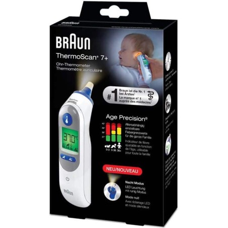 Braun ThermoScan 7 IRT6525WE Øretermometer - Præcist, Hurtigt & Pålideligt Mål din kropstemperatur!