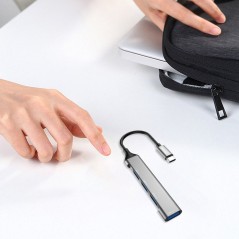 Dudao A16T USB-A HUB 4 Porte - Effektivitet og Alsidighed i Ét Design!