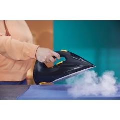 Philips Azur 7000 Series DST7060 Dampstrygejern 3000W - Effektiv, kraftfuld og ergonomisk strygning i Blågul!