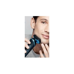 BRAUN Blå Shaver 51-B1000s - Effektiv barbering & stilfuldt design | Varenr. 4210201432197