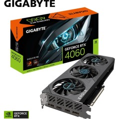 Gigabyte GeForce RTX 4060 EAGLE OC 8G - Oplev Suveræn Spilpræstation med 8GB GDDR6 Grafikkort