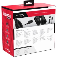 HyperX Cloud III Trådløst Headset - Sort | Komfort, Kvalitet & Fantastisk Lydoplevelse