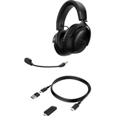 HyperX Cloud III Trådløst Headset - Sort | Komfort, Kvalitet & Fantastisk Lydoplevelse