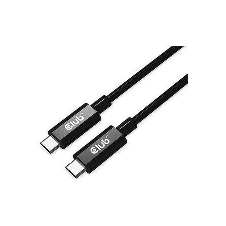 Køb Club 3D CAC-1578 USB4 Gen3x2 USB-C Kabel 2m - Hurtig, Holdbar og Effektiv i Sort!