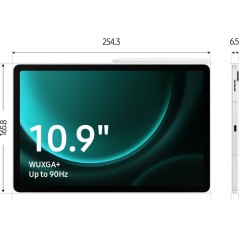 Køb Samsung Galaxy Tab S9 FE 10.9" - 256GB, 8GB RAM i Grå | Fantastisk ydeevne & elegant design!